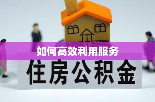 路南如何高效利用服务